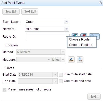 Selecting routes Selecting routes